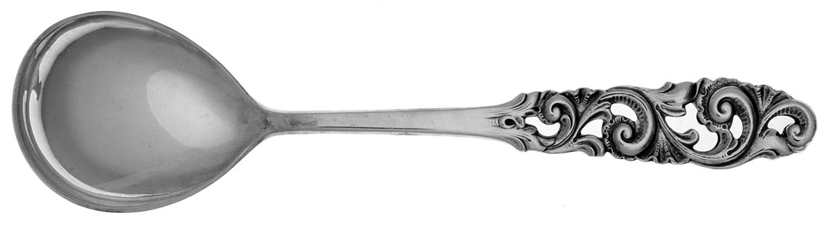 Tele (Sterling) Large Sherbet Spoon by Brodrene Mylius-1