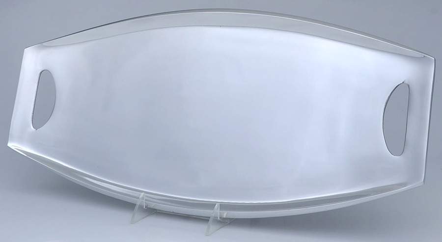 Classic Fjord (Aluminum, Hollowware) 20" Rectangular Handled Tray by Dansk-1