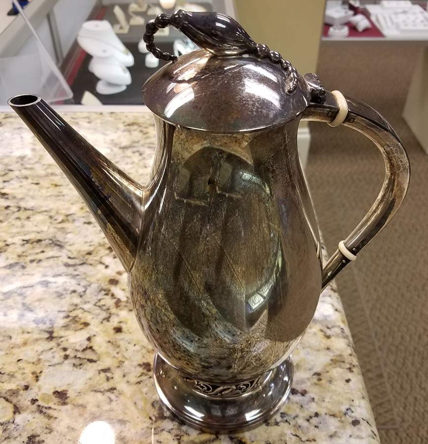 3800 (Sterling, Hollowware) Coffee Pot by Durham Sterling-1