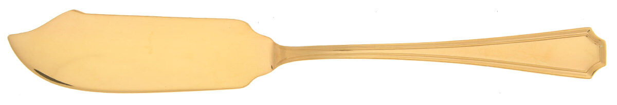 Fairfax-Gold Vermeil (Sterling) Flat Handle Master Butter Knife by Durgin-1