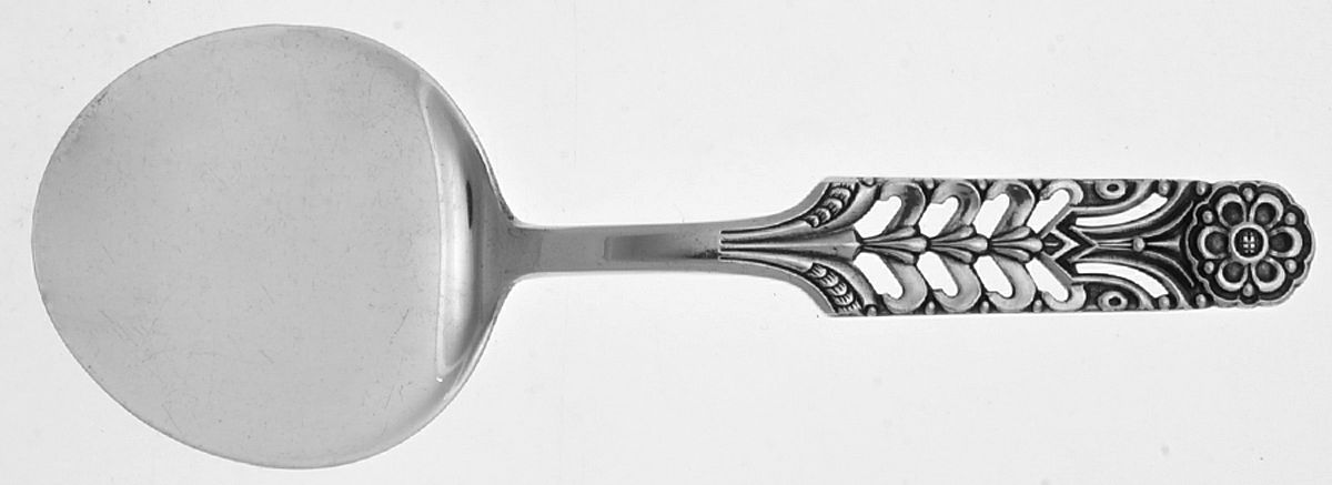 Floriform (Sterling) Solid Bon Bon Spoon by David Andersen-1