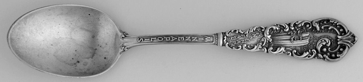 States & Cities Souvenir Spoons(Sterling) Minnesota Teaspoon by Durgin-1