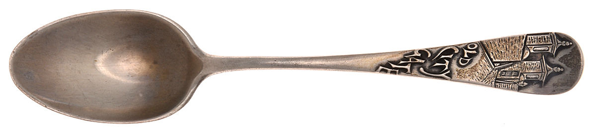 States & Cities Souvenir Spoons(Sterling) Florida Demitasse Spoon by Dominick & Haff-1