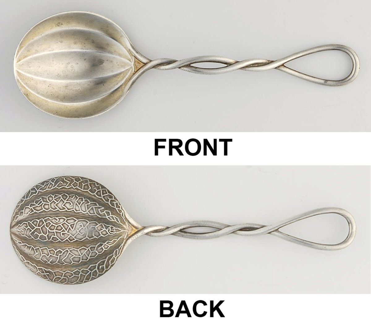 DUS28 (Sterling) Round Bowl Soup Spoon (Bouillon) by Durgin-1