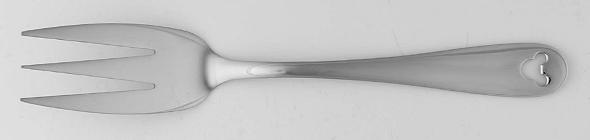 Mickey Mouse (Stainless, Pierced) Solid Serving Fork by Disney Silver-1