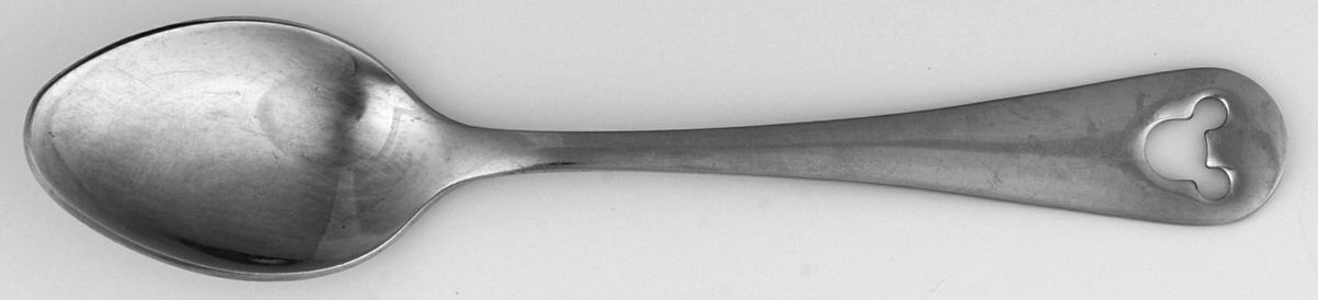 Mickey Mouse (Stainless, Pierced) Teaspoon by Disney Silver-1