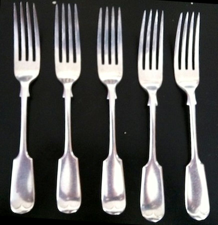 DYK1 (Silverplate) Fork by Deykin & Sons-1