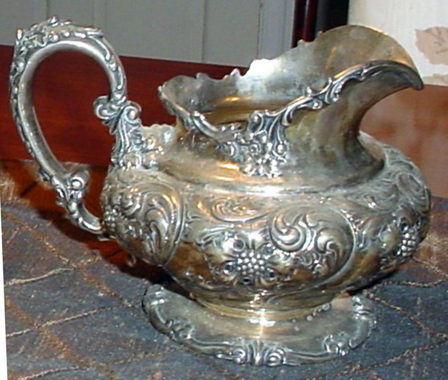 708 (Sterling, Hollowware) Creamer by Dominick & Haff-1