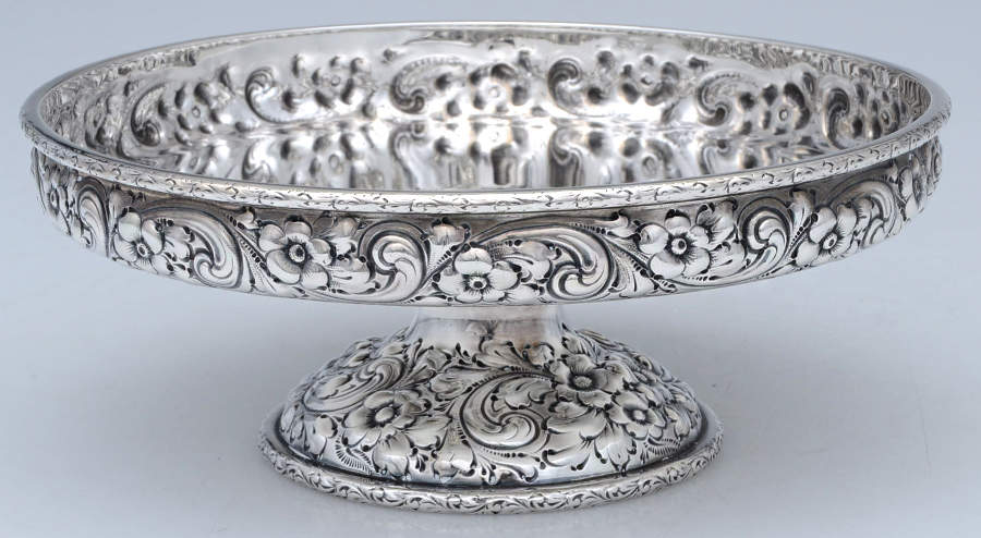 Repousse (Sterling, Hollowware) Tazza by Dominick & Haff-1