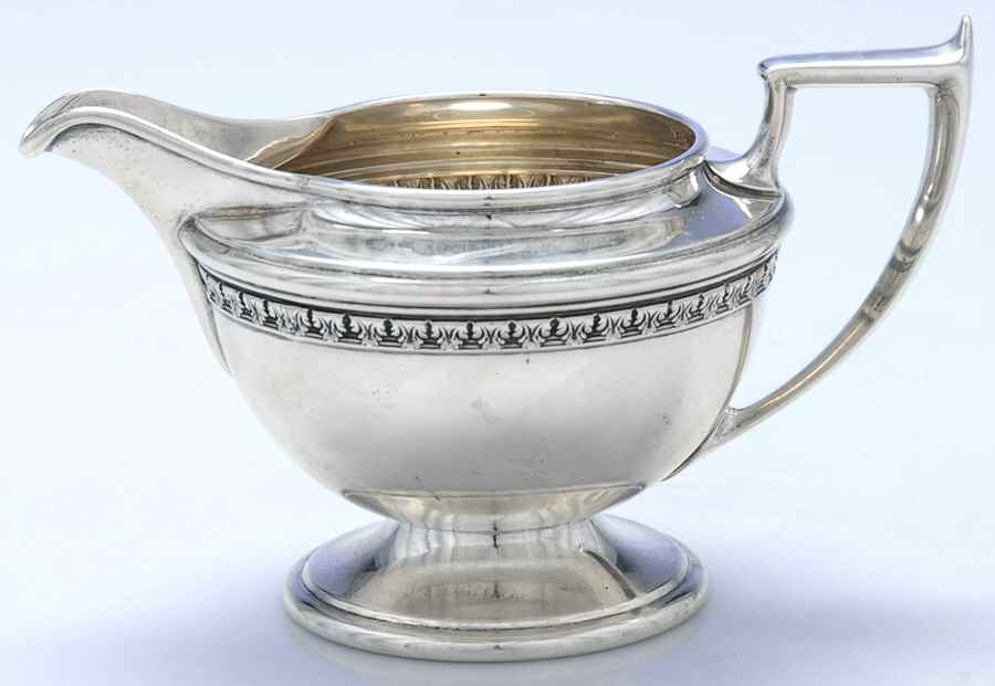 48 (Sterling, Hollowware) Creamer by Durgin-1