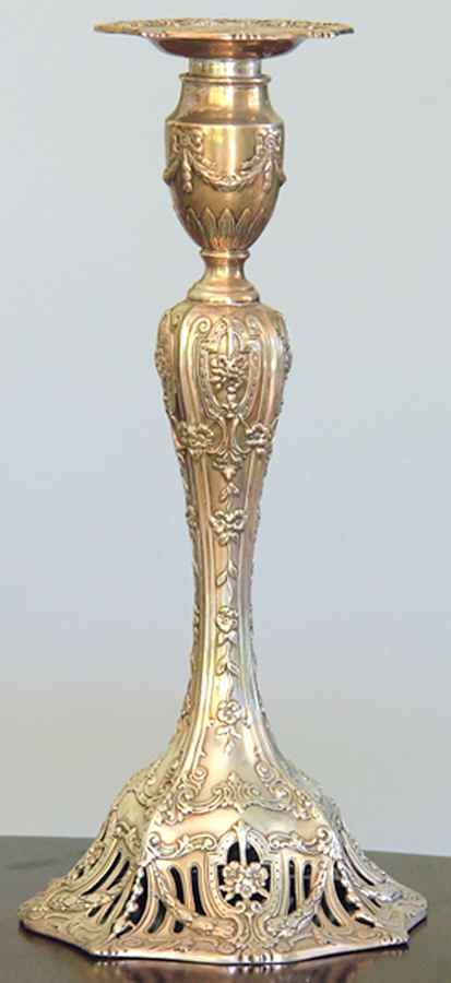 3486-47 (Sterling, Hollowware) 11" Candlestick by Dominick & Haff-1