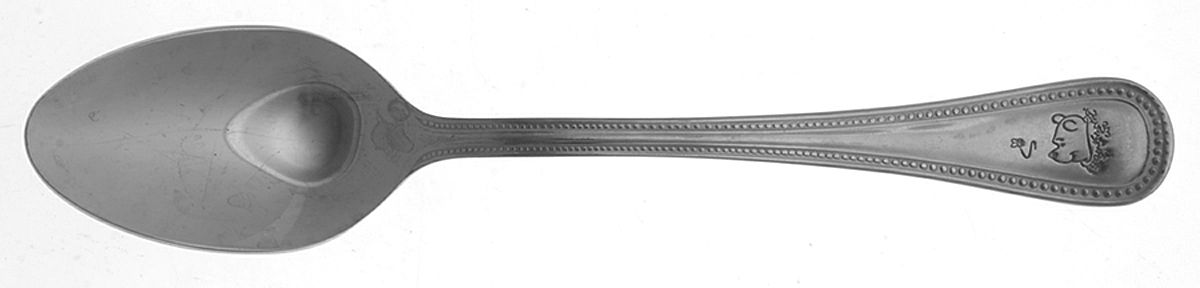DIY1 (Stainless) Place/Oval Soup Spoon by Disney Silver-1