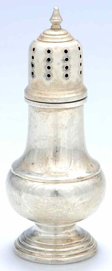 10 (Sterling, Hollowware) Pepper Shaker by Dunkirk Silversmiths-1