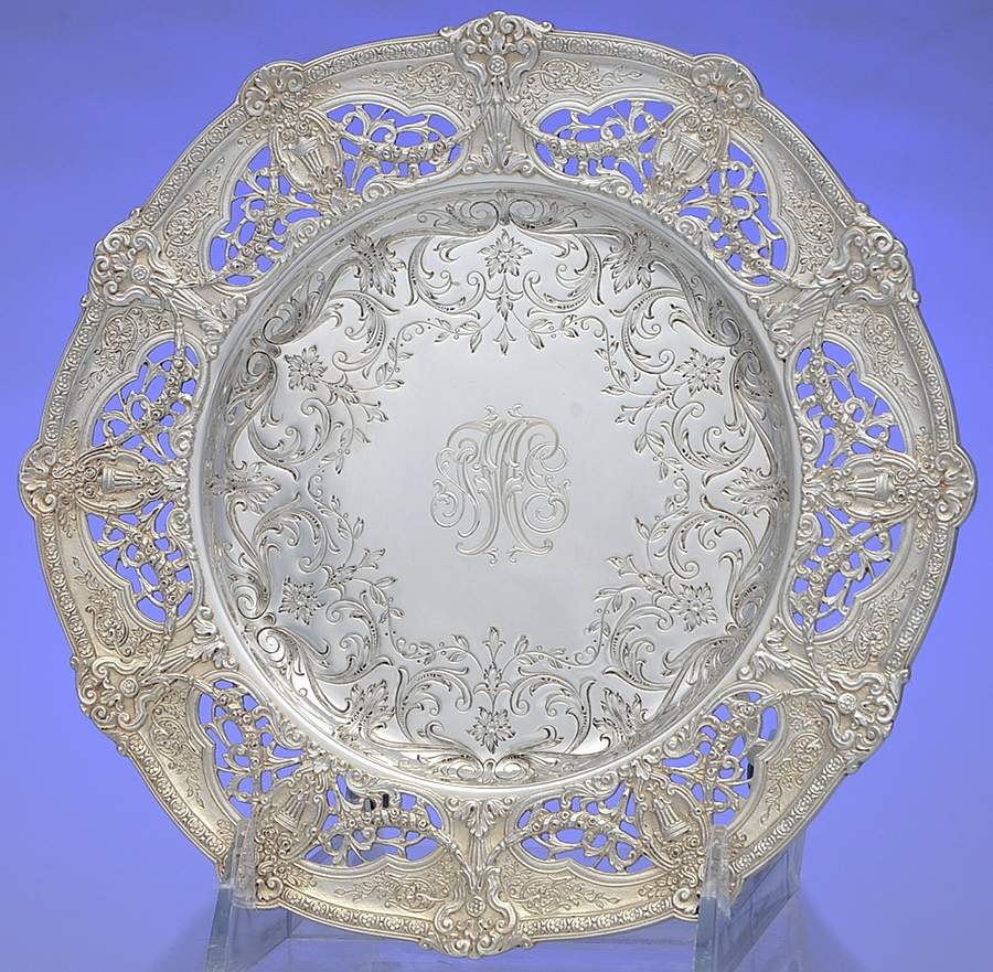 1484-116X5 (Sterling, Hollowware) 7" Salad Plate by Dominick & Haff-1