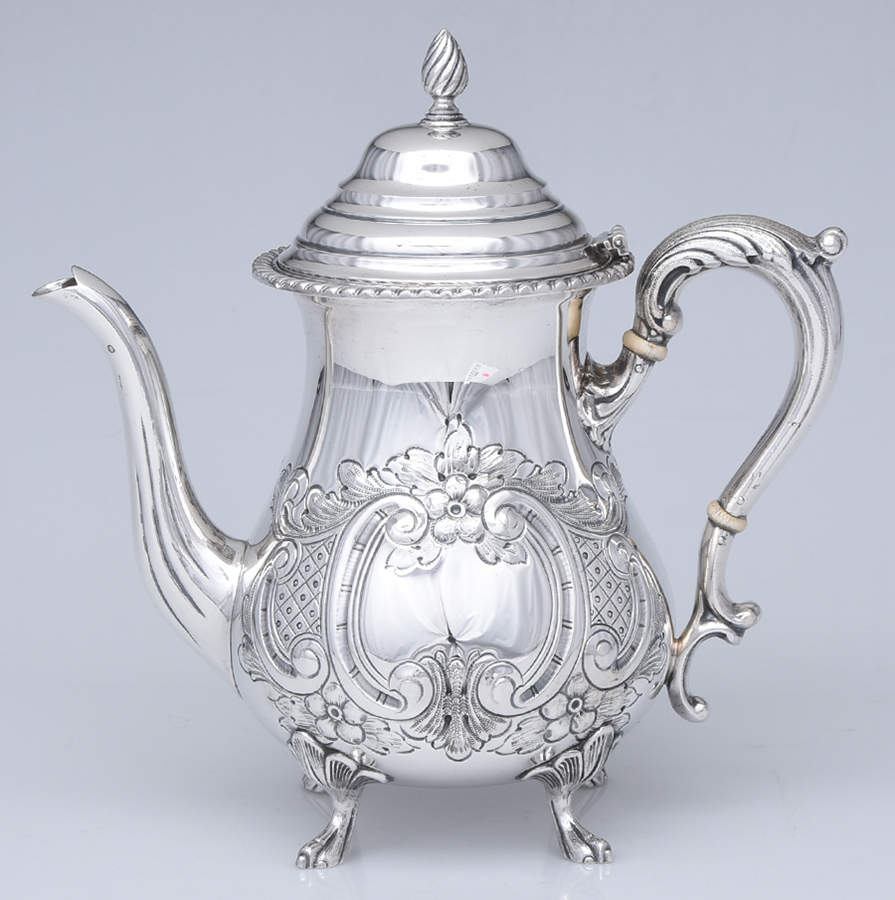 228-H (Sterling, Hollowware) Teapot by Durham Sterling-1