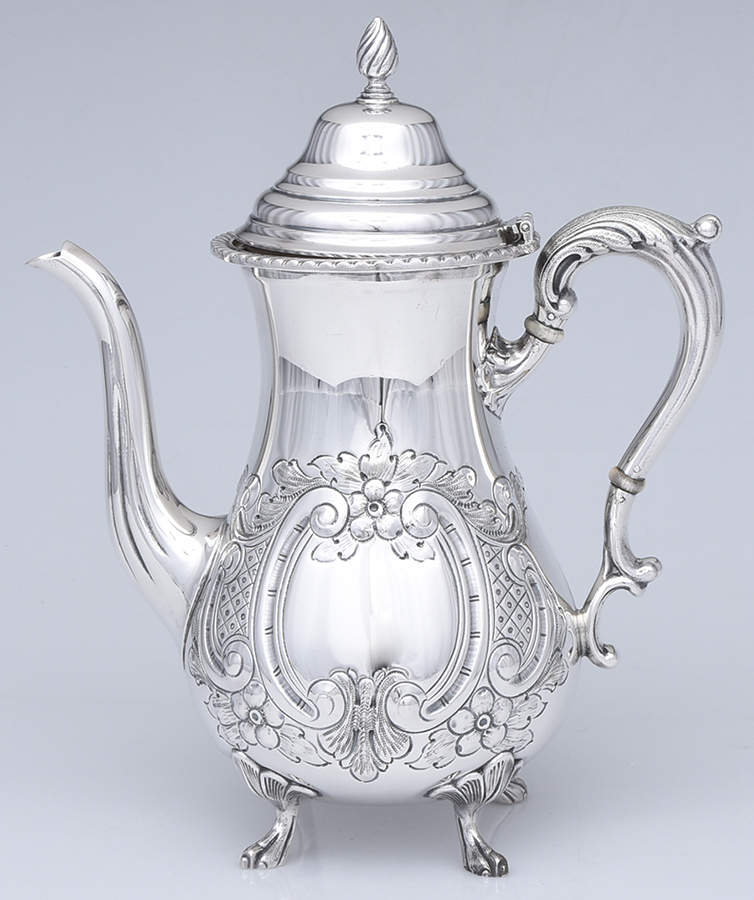 228-H (Sterling, Hollowware) Coffee Pot by Durham Sterling-1
