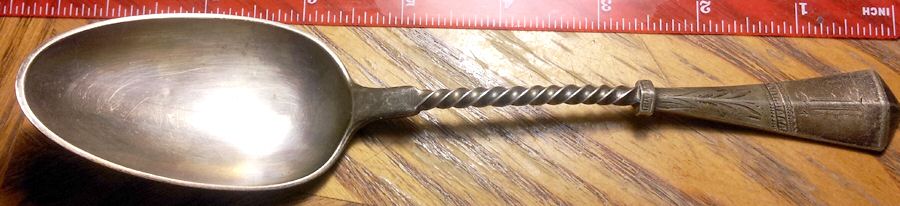 DGN4 (Sterling) Tablespoon (Serving Spoon) by Freeman A Durgin-1