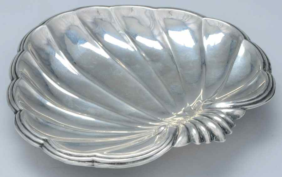 153 (Sterling, Hollowware) Sterling Bon Bon Heart Bowl by Dunkirk Silversmiths-1