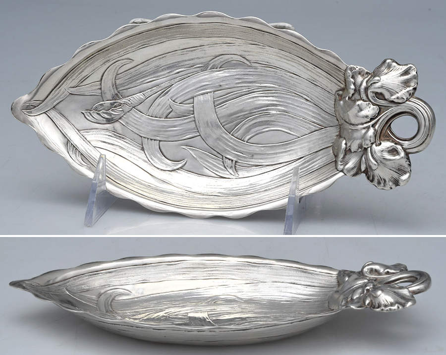 Iris (Sterling, Hollowware) Almond Dish by Durgin-1