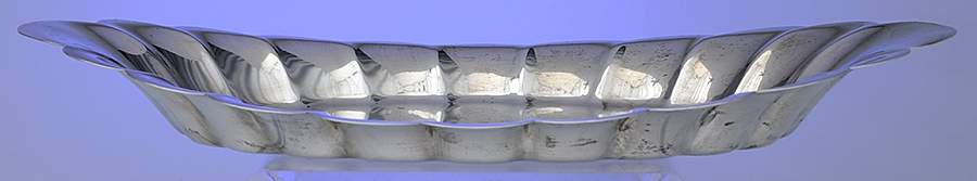 156 (Sterling, Hollowware) 13" Bread Tray by Dunkirk Silversmiths-1