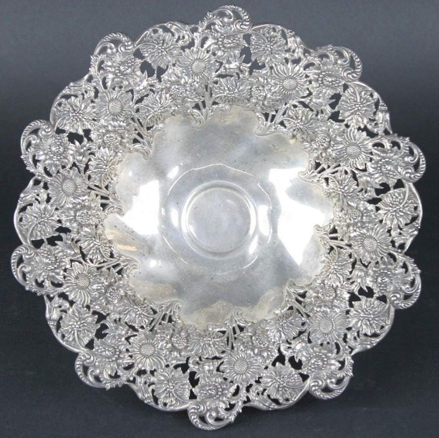 No. 10 (Sterling, Hollowware) 10" Round Vegetable Bowl by Dominick & Haff-1