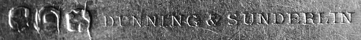 Coin Silver Flatware Tablespoon (Serving Spoon) by Dunning & Sunderlin-3