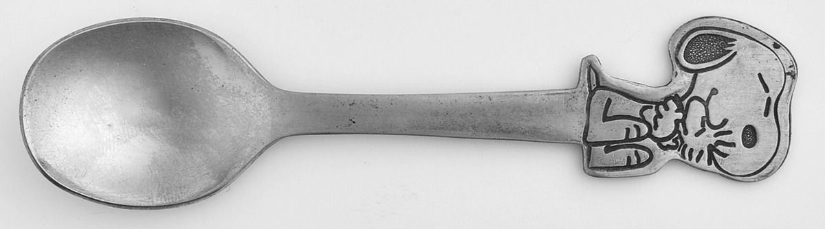 Snoopy (Stainless) Spoon-Baby/Straight Handle by Danara-1