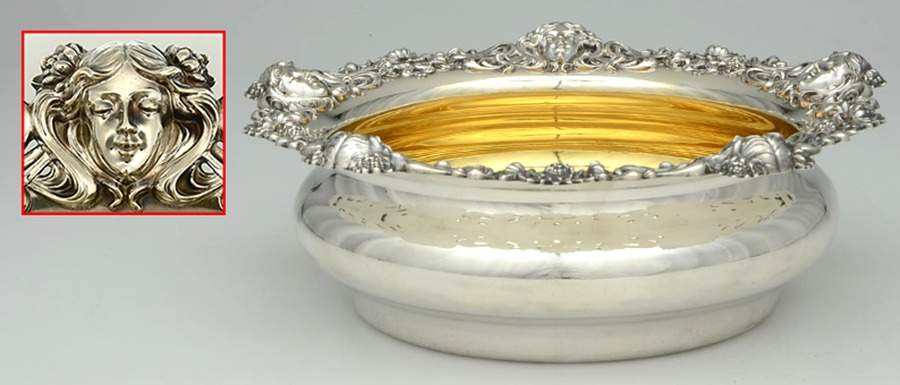 150 (Sterling, Hollowware) 11" Round Bowl by Durgin-1