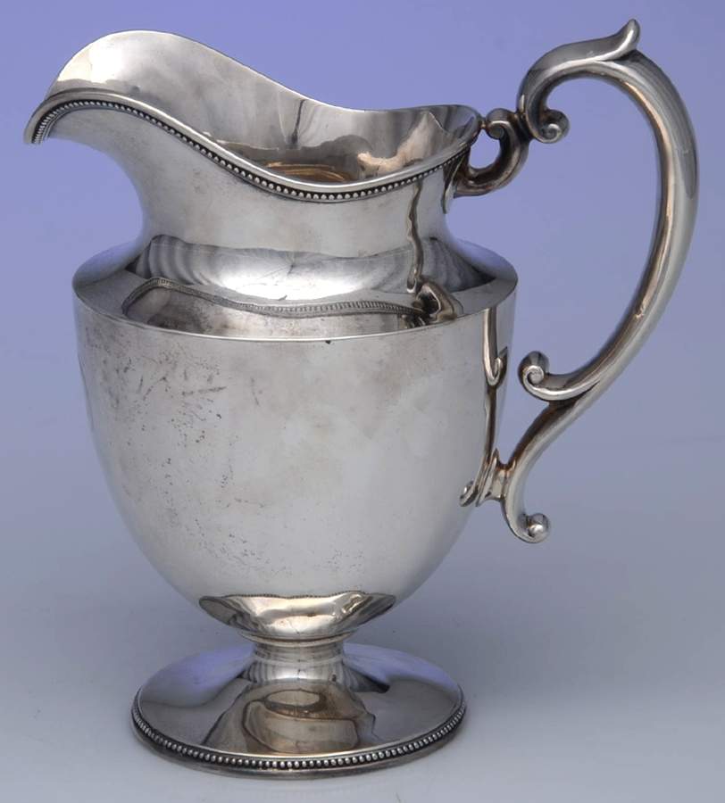 509 (Sterling, Hollowware) Sterling Water Pitcher by Durgin-1
