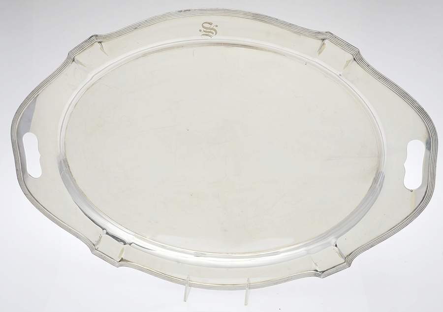 P1470 (Silverplate, Hollowware) 24" Waiter Tray by Dominick & Haff-1