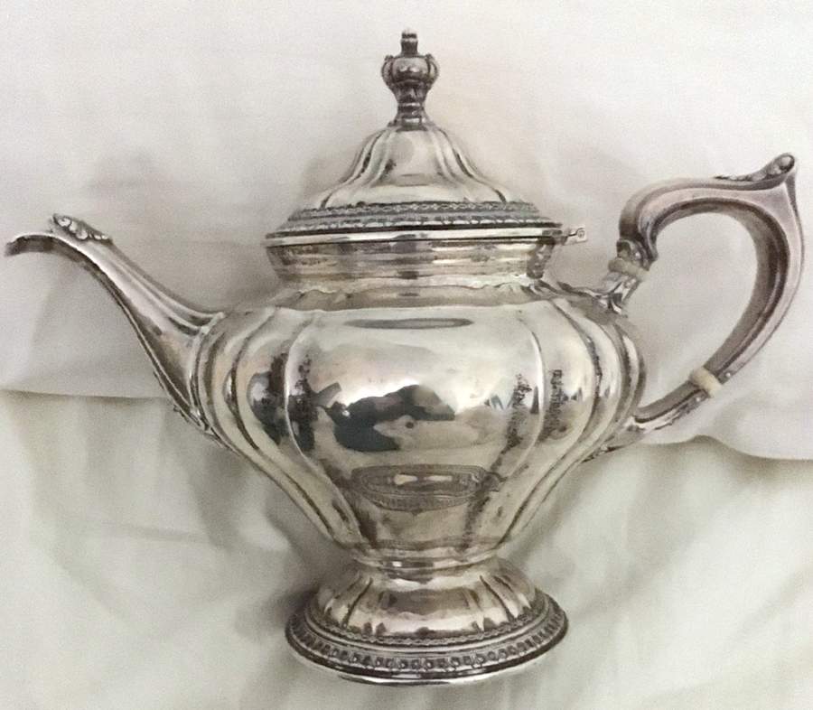 La Salle (Sterling, Hollowware) Teapot by Dominick & Haff-1