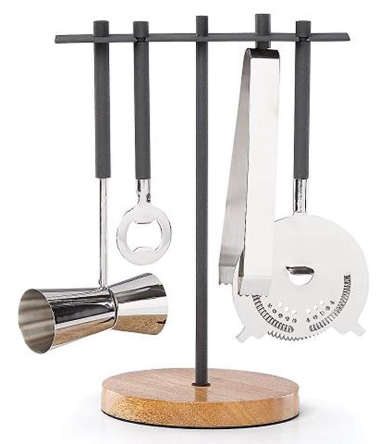 Moby (Aluminum, Hollowware) (5 Piece) Bar Tool Set by Dansk-1