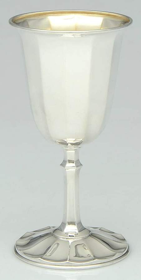 26 (Sterling, Hollowware) Water Goblet by Durgin-1