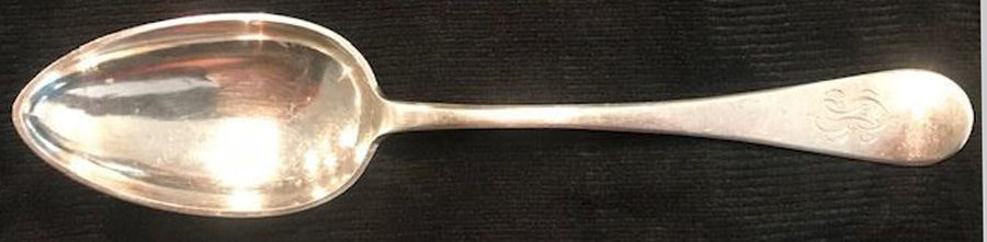 DDA19 (Sterling) Tablespoon (Serving Spoon) by David Andersen-1