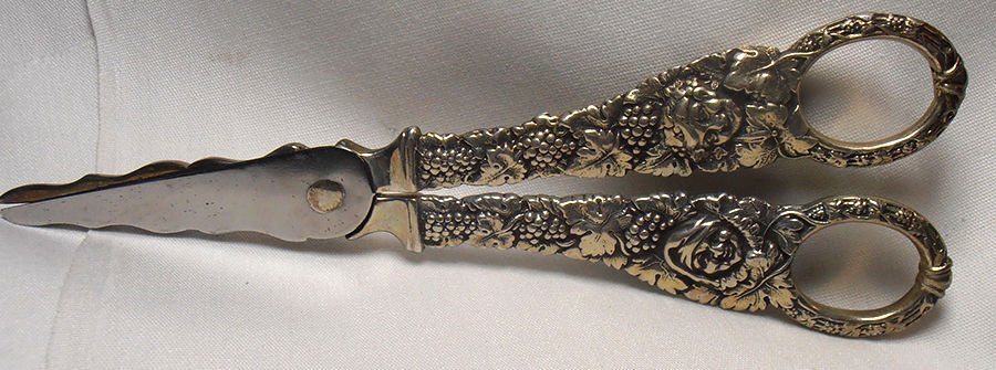 D1W (Sterling) Solid Grape Shears by William Dematteo-1