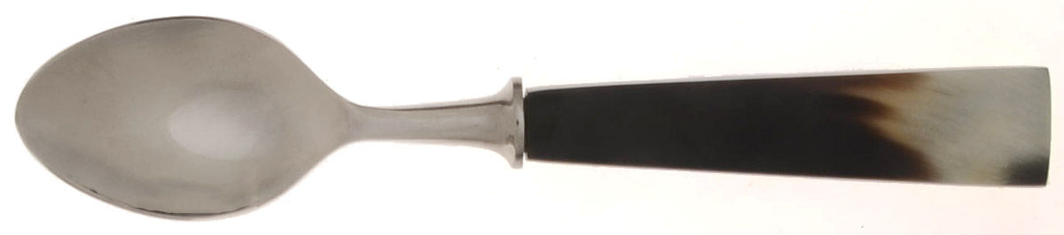 Natural Horn (Stainless) Teaspoon by De Renaudin-1