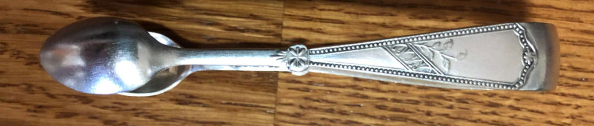 RD131076 (Silverplate) Sugar Tongs by Daniel & Arter-1