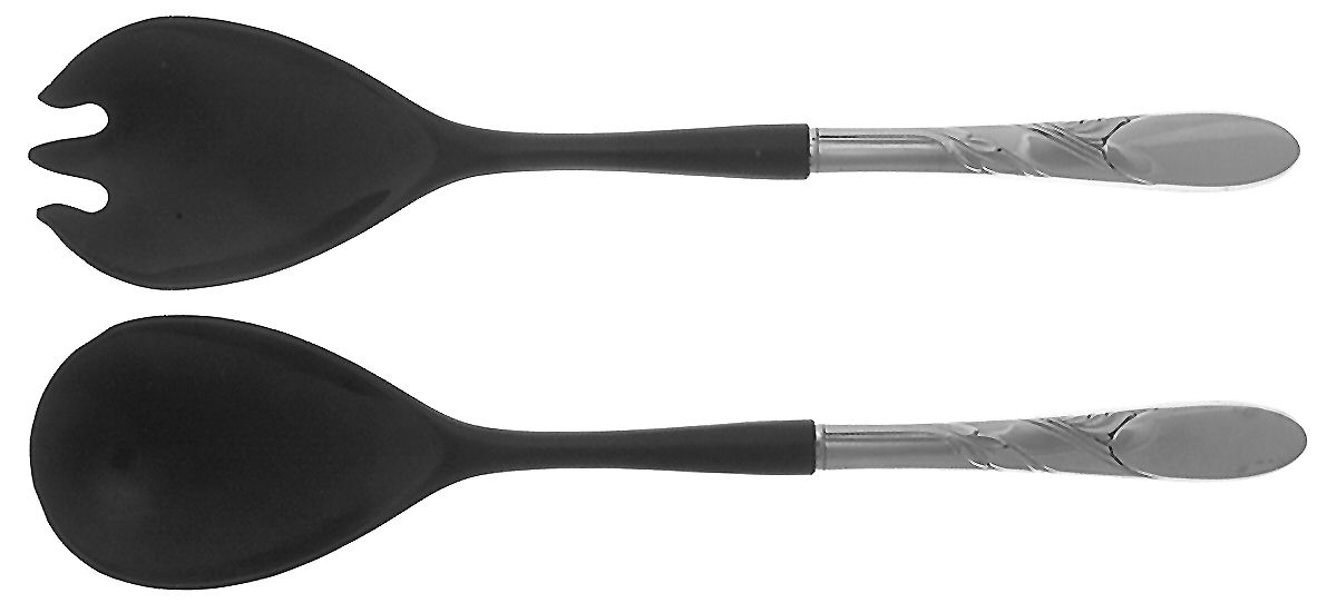 Brooklea (Stainless) Plastic Bowl 2-Piece Salad Set by Empire Crafts-1