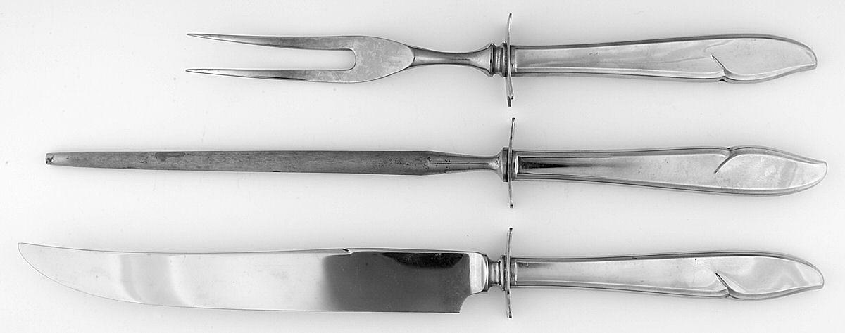 Climax (Stainless) Small Steak 3-Piece Carving Set with Stainless Blade by Empire Crafts-1