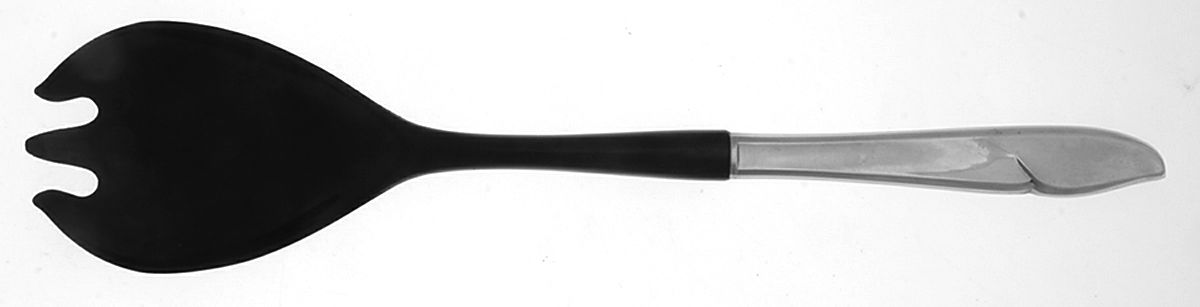 Climax (Stainless) Salad Serving Fork with Plastic Prongs by Empire Crafts-1