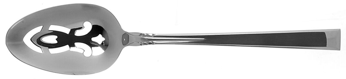 Windward (Stainless) Pierced Tablespoon (Serving Spoon) by Empire Crafts-1