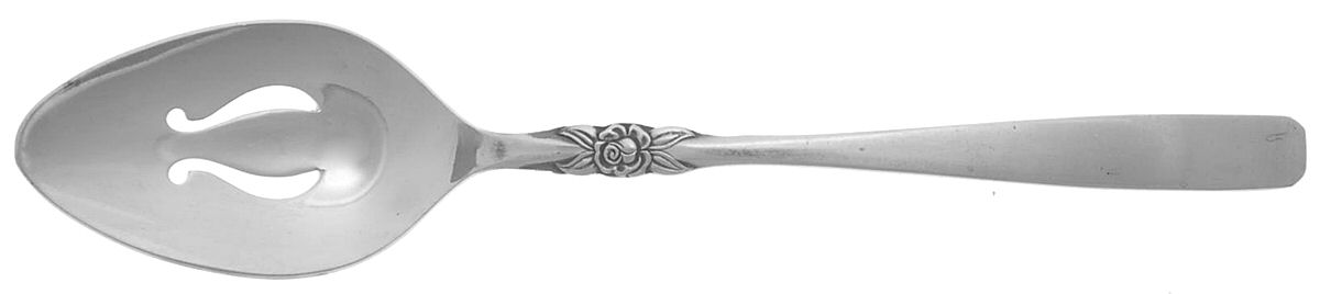 Bellissima (Stainless) Pierced Tablespoon (Serving Spoon) by Ekco Home Products-1
