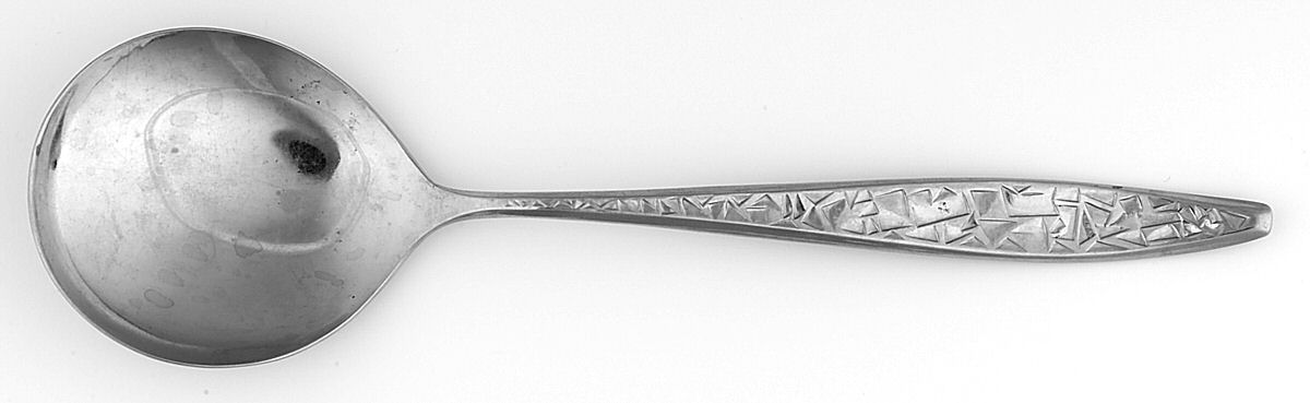 Balboa (Stainless) Round Bowl Soup Spoon (Cream Soup) by Ekco Silver-1