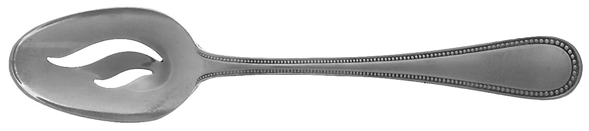 Bastille (Stainless) Pierced Tablespoon (Serving Spoon) by Ekco Silver-1
