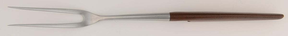 Canoe Muffin (Stainless) Large Stainless-Prong Roast Carving Fork by Ekco Silver-1
