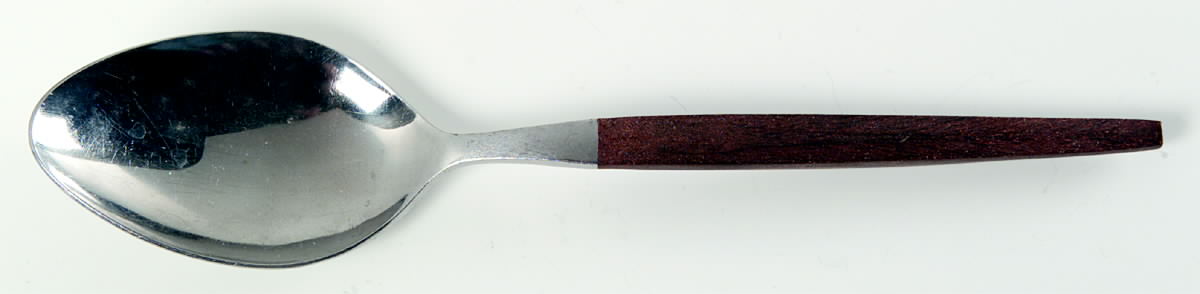 Canoe Muffin (Stainless) Tablespoon (Serving Spoon) by Ekco Silver-1