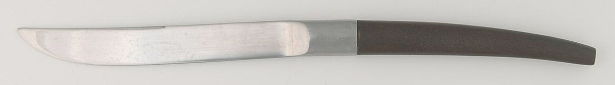 Canoe Muffin (Stainless) Individual Steak Knife Hollow Handle by Ekco Silver-1