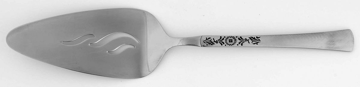 Cantina (Stainless) Pierced All Stainless Pie Server by Ekco Silver-1