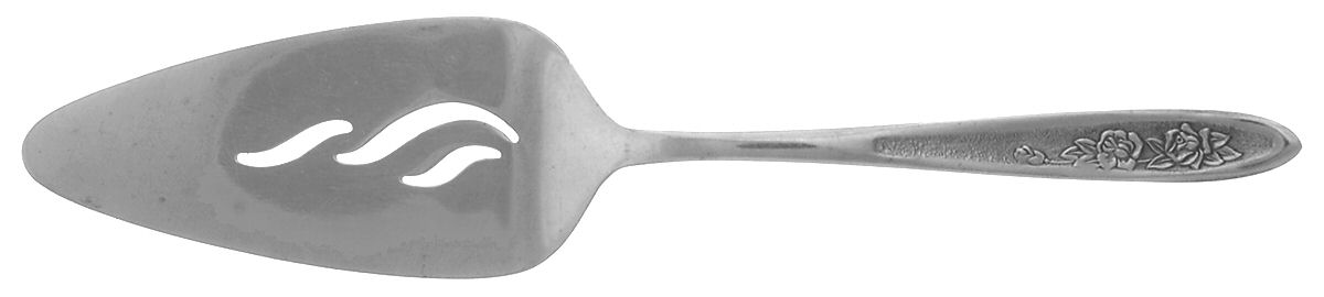 Country Garden (Stainless) Pierced All Stainless Pie Server by Ekco Silver-1