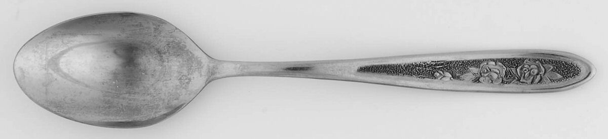 Country Garden (Stainless) Place/Oval Soup Spoon by Ekco Silver-1